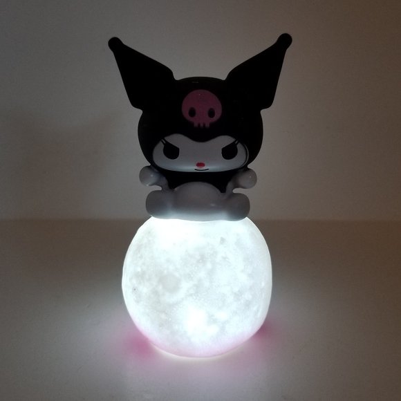 Kuromi night light or cake toper Approx. 5" L and 2 1/2" W + or - - Picture 1 of 13